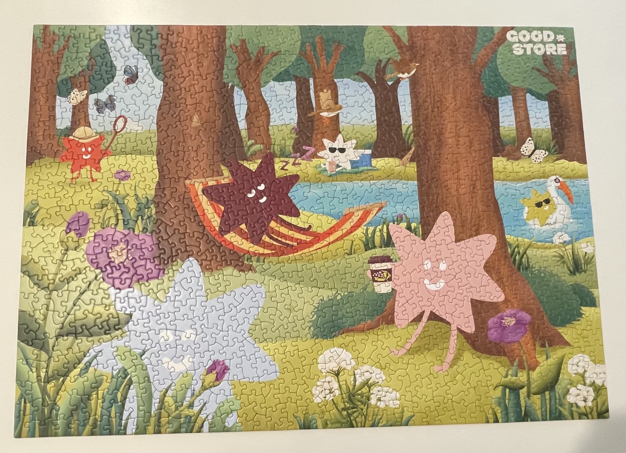 Dot's Day Out completed puzzle